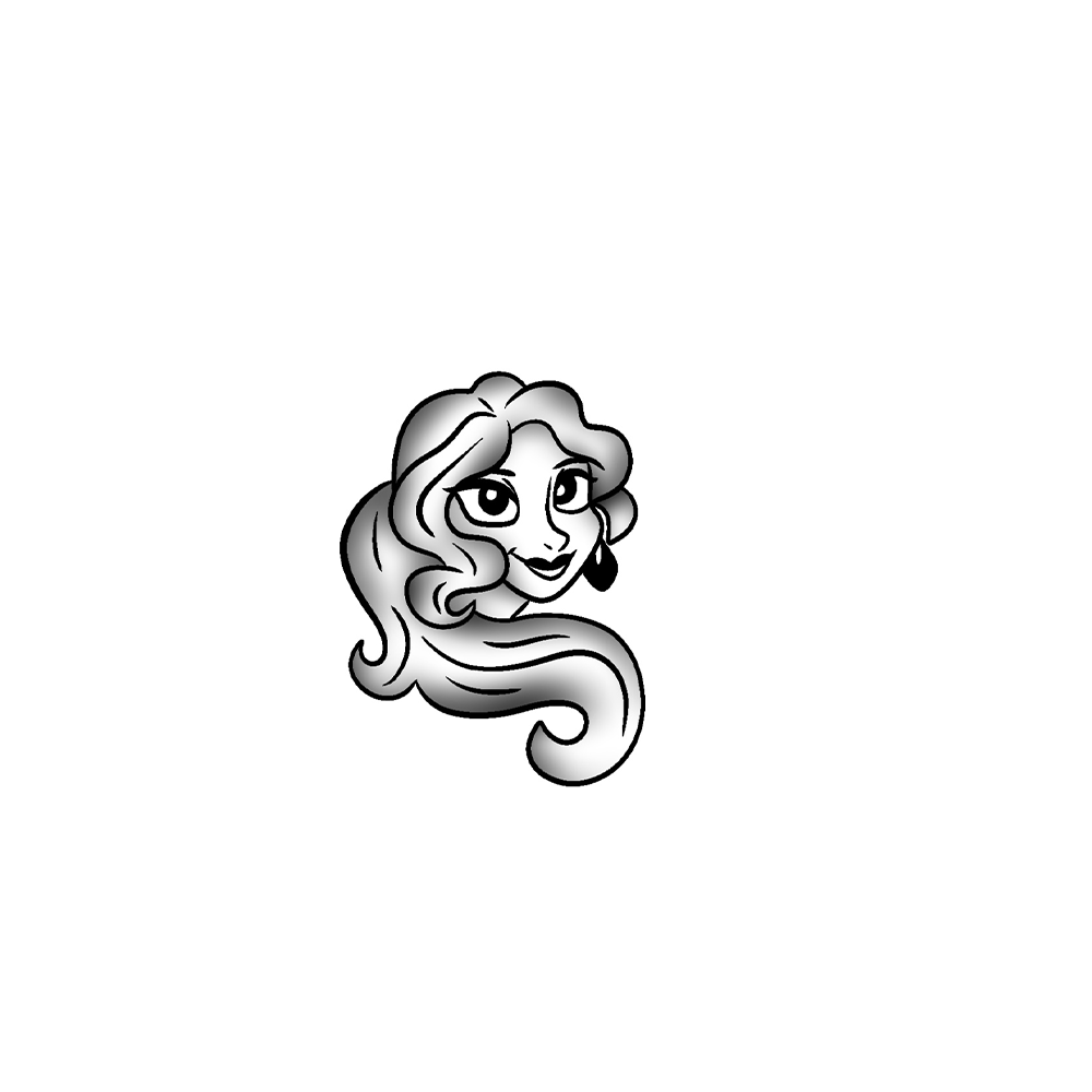 Flash tattoo Megara