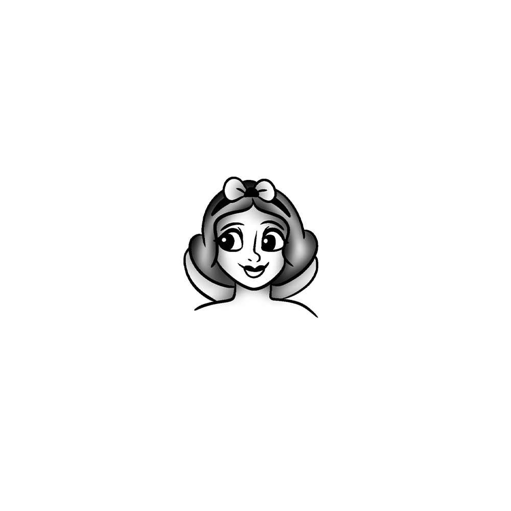Flash tattoo Blanche neige