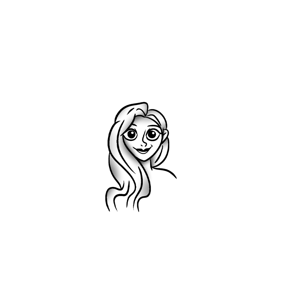 Flash tattoo Raiponce