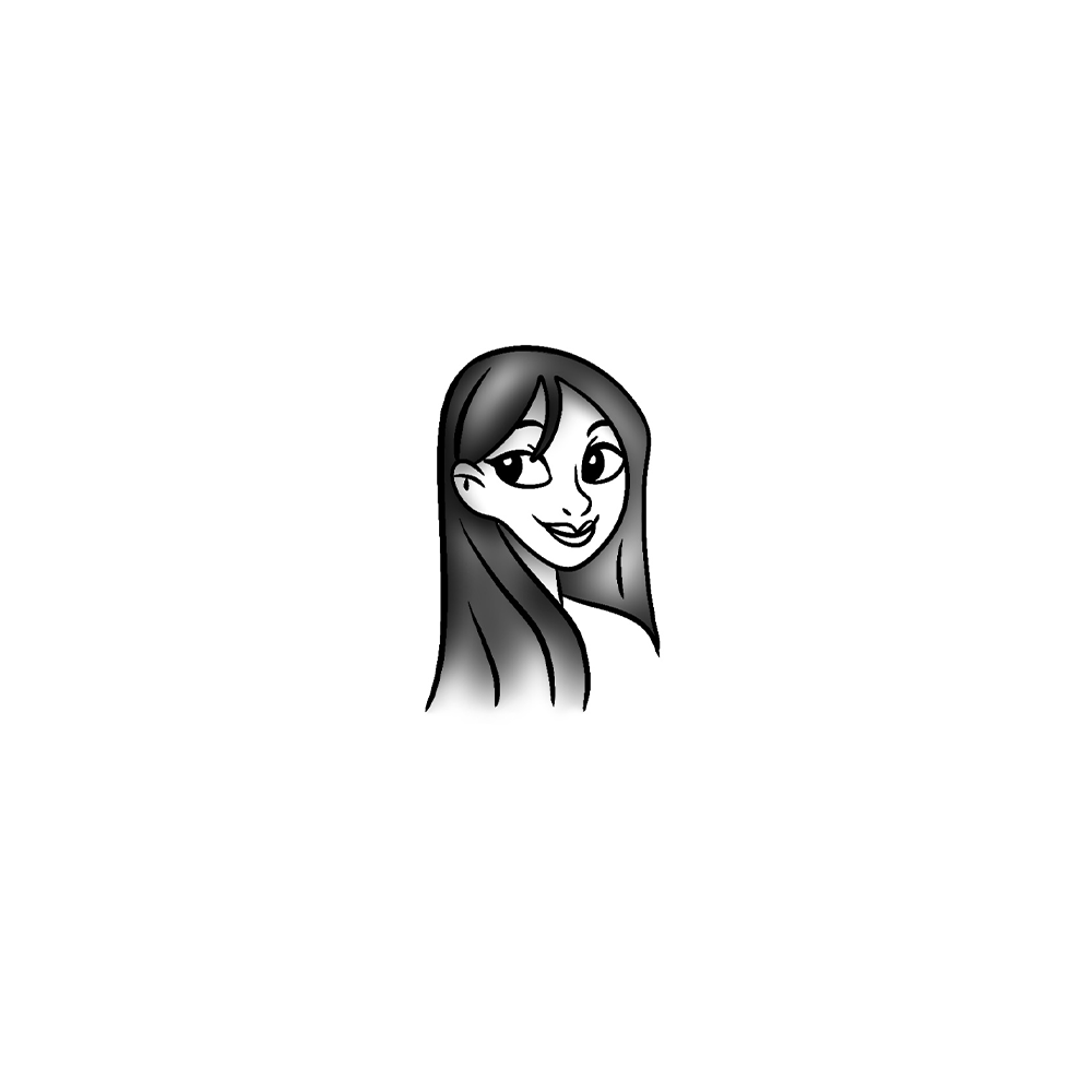 Flash tattoo Mulan