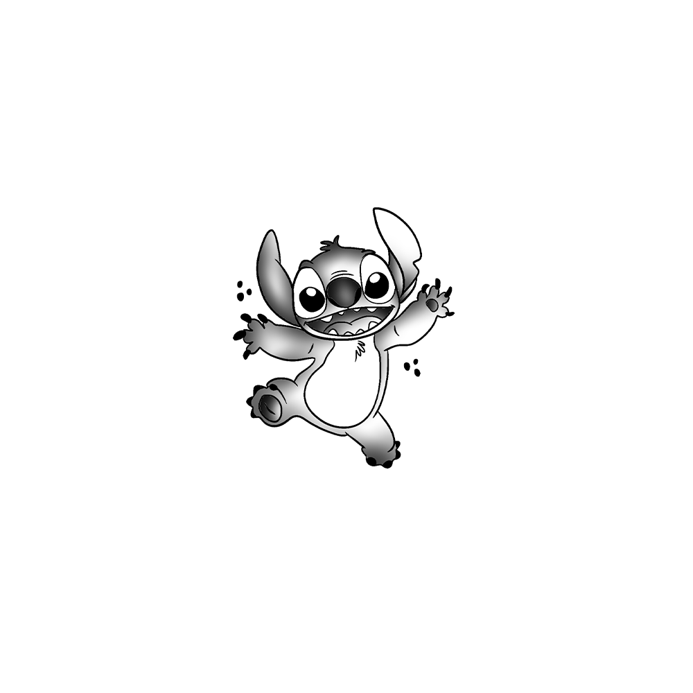 Flash tattoo Stitch glace