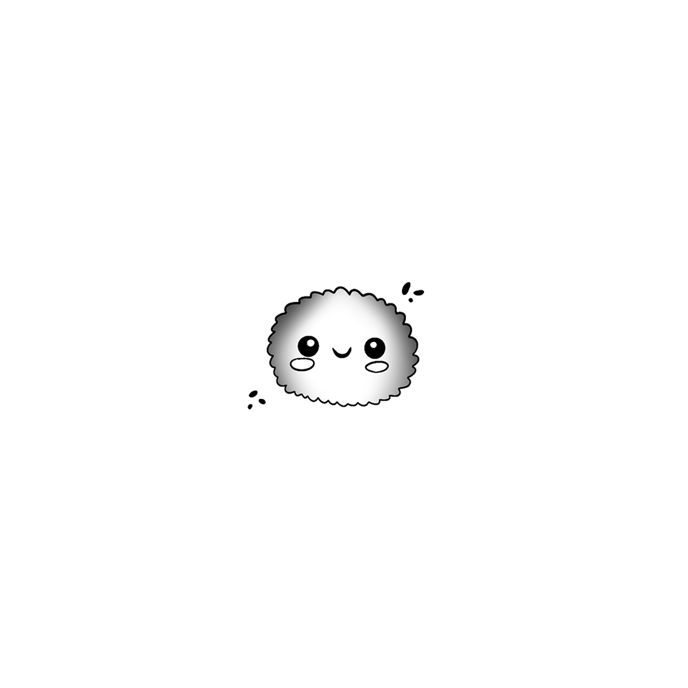 Flash tattoo Sushi Kawaii 2