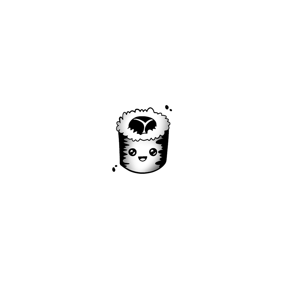 Flash tattoo Sushi Kawaii 9