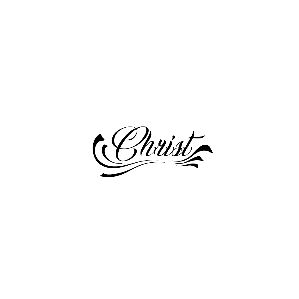 Flash tattoo Christ